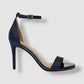 Wild Pair Bethie Two-Piece Dress Sandals Navy Glitter 8M
