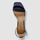 Wild Pair Bethie Two-Piece Dress Sandals Navy Glitter 8M