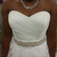 Dot tulle Wedding Gown
