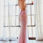 Shimmering blush Formal dress