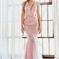 Shimmering blush Formal dress