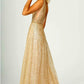 Gold formal dress