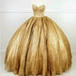 Gold shimmer gown