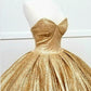 Gold shimmer gown