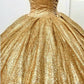 Gold shimmer gown