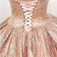 Gold shimmer gown