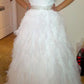 Dot tulle Wedding Gown