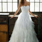 Dot tulle Wedding Gown